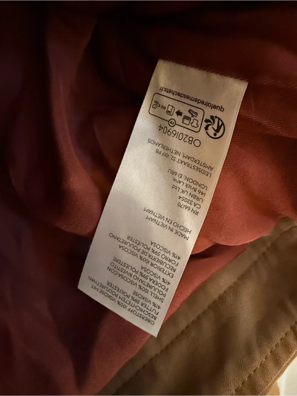 We The Free Blair Faux Suede Jacket Caramel Cafe